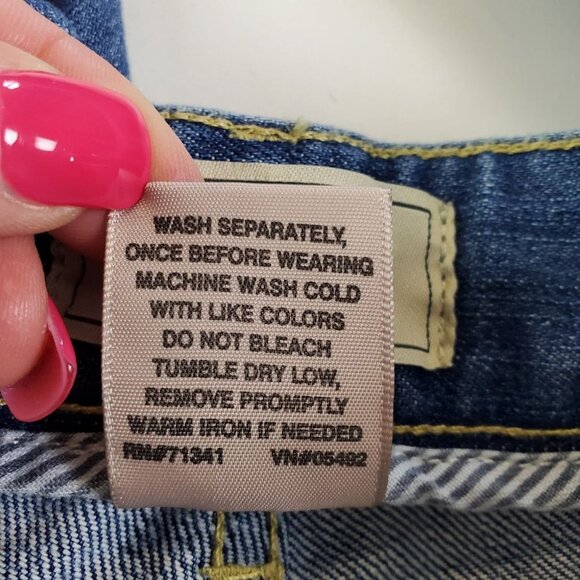 L.L. Bean Favorite Fit Womens Straight Leg Jeans Sz 14M Mid Rise Medium Wash - Picture 9 of 9